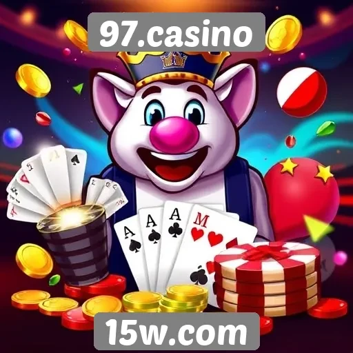 Variedade de jogos disponíveis em 97.casino